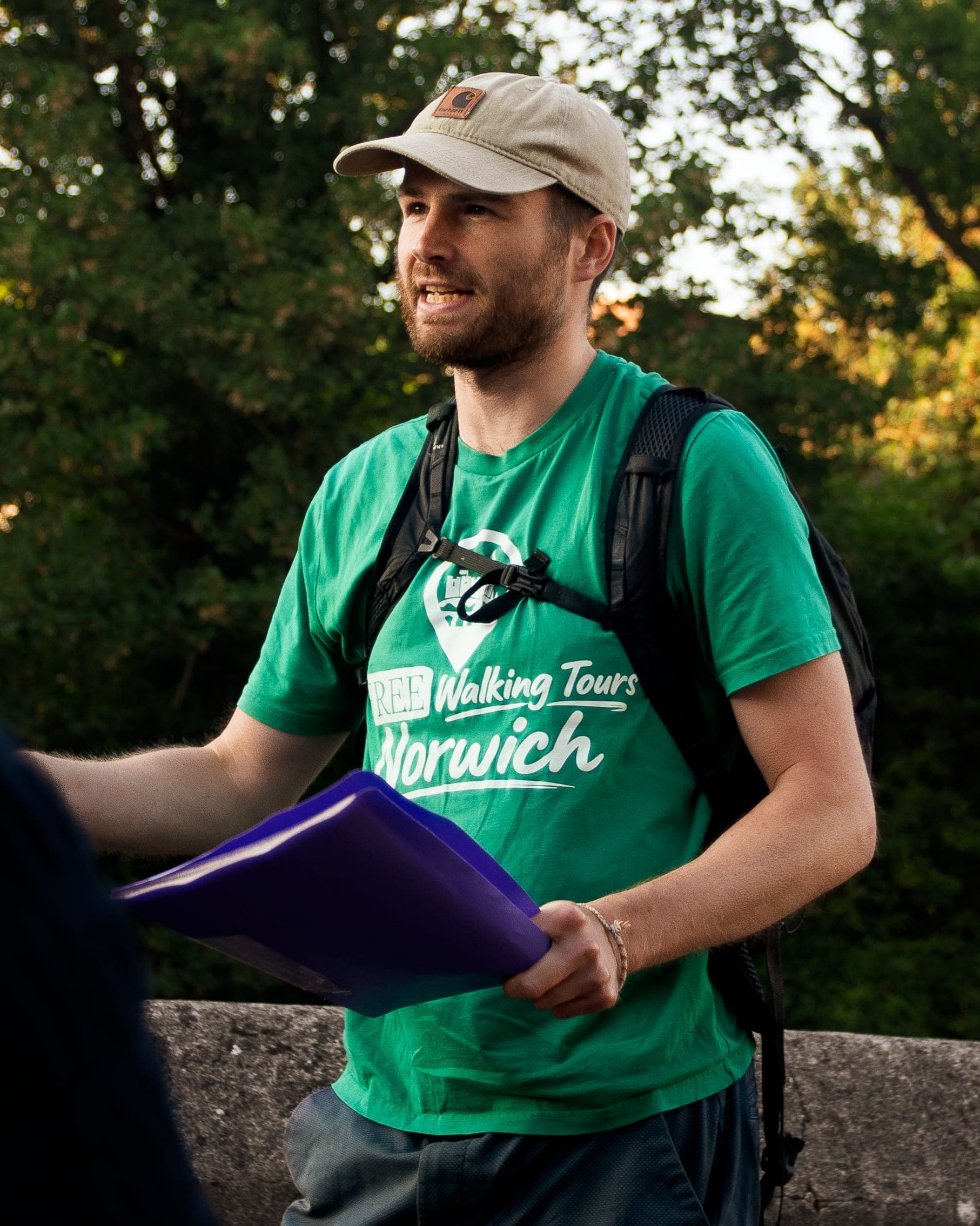 Tom, guide with Norwich Free Walking Tours