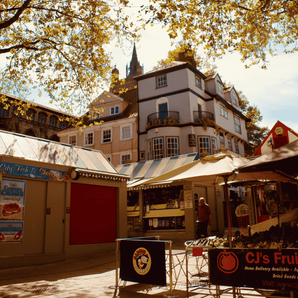 Norwich Market — one of England's oldest and largest outdoor markets